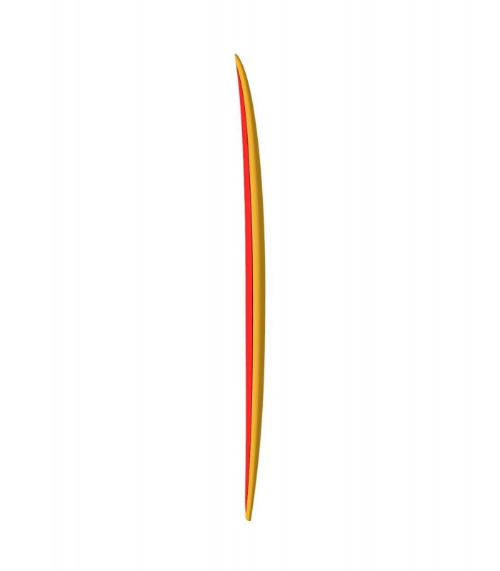 Lightning Bolt Quad Fish rouge/ jaune/ blanc