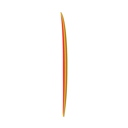 Lightning Bolt Quad Fish Vermelho/Amarelo/Branco