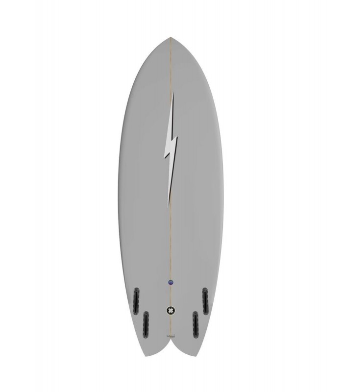 Lightning Bolt Ecologic Quad Fish Grey/Grey/White