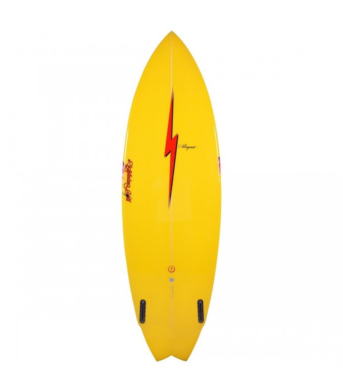 Lightning Bolt Craig Hollingsworth Mr Twin Fin Blu/giallo/rosso