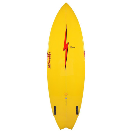 Lightning Bolt Craig Hollingsworth Mr Twin Fin Blu/giallo/rosso