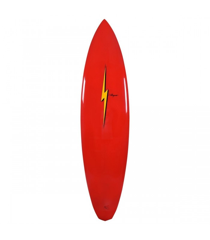 Lightning Bolt Craig Hollingsworth Single Fin Diamond Tail Rouge/Rouge/Jaune