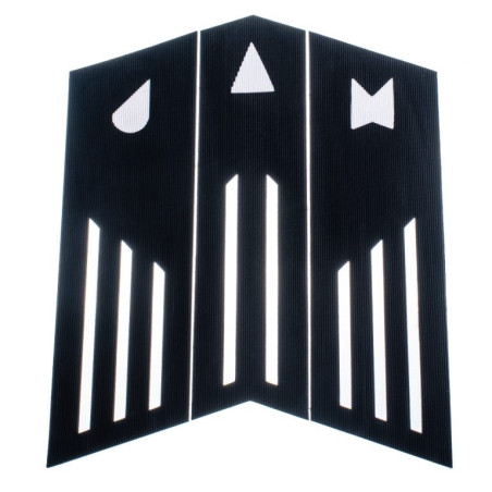 JAM 3 Piece Front Pad Black White