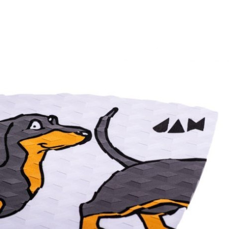 Grip JAM 1 Peça Cão de Salsicha Branco/Castanho