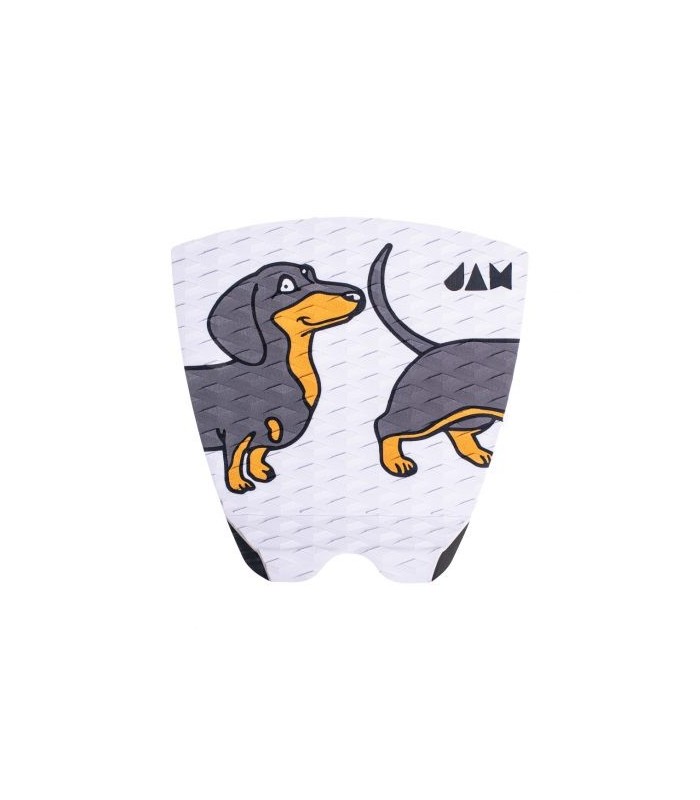 Grip JAM 1 Peça Cão de Salsicha Branco/Castanho