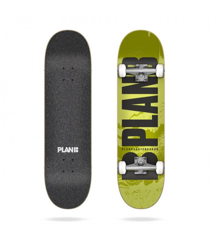 Plan B Original Team Metallic Black 8.0" x 31.85" Skateboard