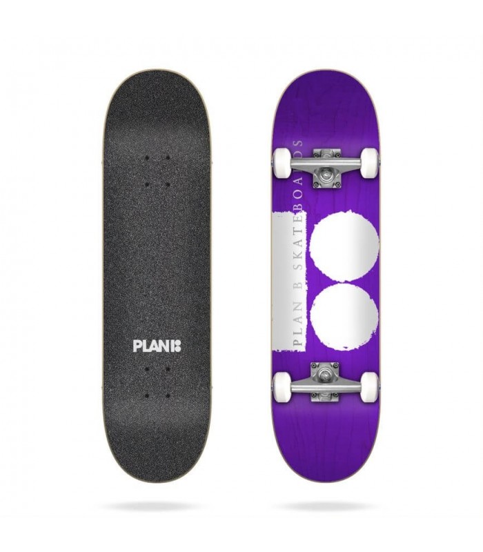 Plan B Skateboard Rough Original Purple 8.0" x 31.85"