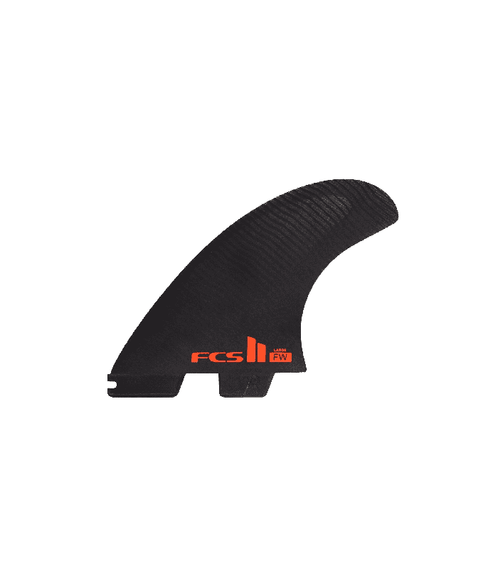 Quillas FCS 2 FW PC Carbon Black  Tri Fins