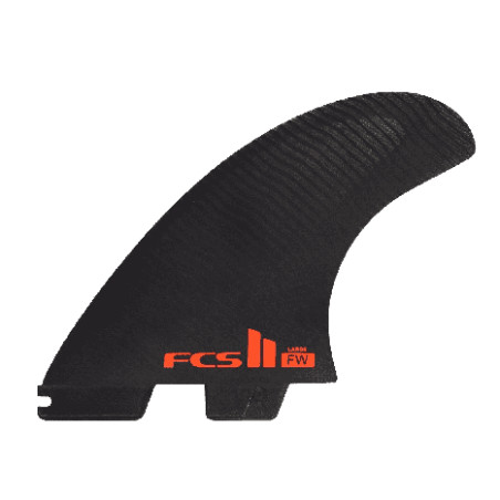 FCS 2 FW PC Carbon Black Tri Fins