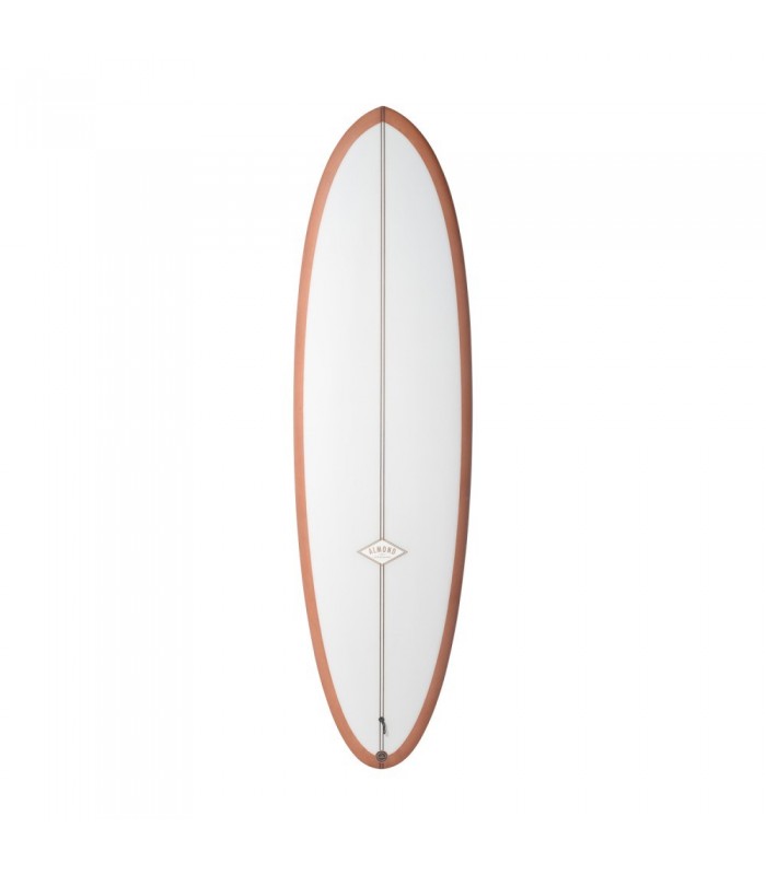 ALMOND 6'6 Plez Phez - White Top, Brown Bottom, Polish Finish