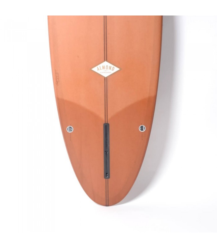 ALMOND 6'6 Plez Phez - Top bianco, fondo marrone, finitura lucida