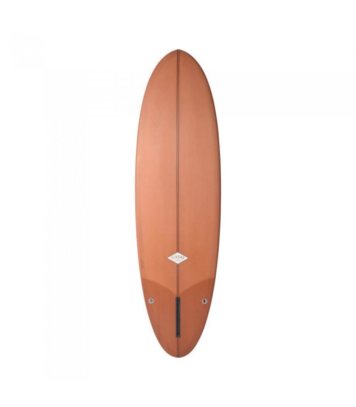 ALMOND 6'6 Plez Phez - Top bianco, fondo marrone, finitura lucida