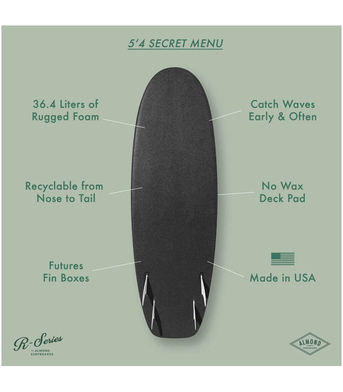 MENU SECRET AMANDE 5'4 R-SERIES SAGE