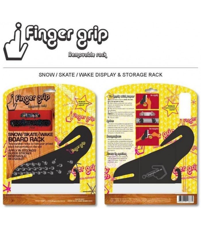 FINGERGRIP PORTA NEVE/SKATE/WAKE A PARETE