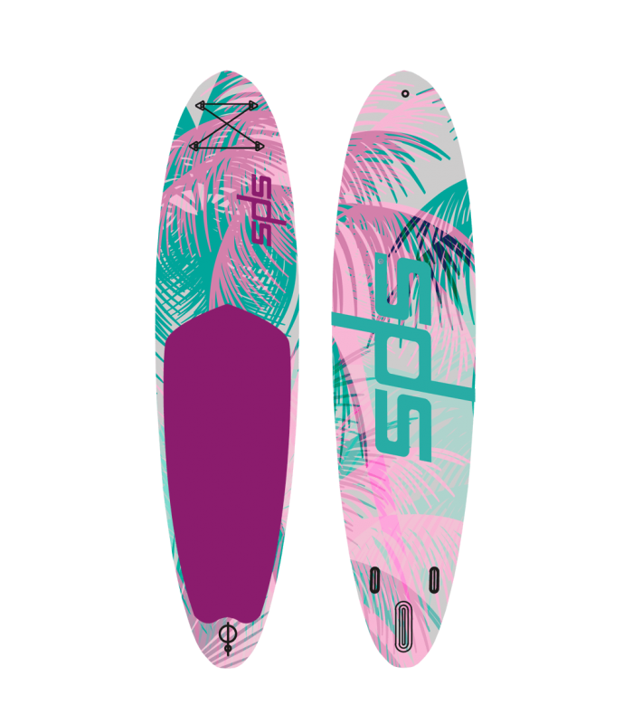 SPS Tavola da surf con pagaia gonfiabile MIAMI VICE 10.8