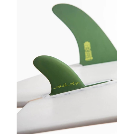 Feather Fins AIPA Twin Fin 2+1 rubinetto singolo verde