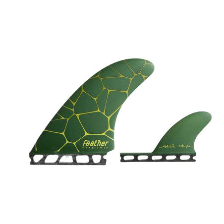 Feather Fins AIPA Twin Fin 2+1 rubinetto singolo verde