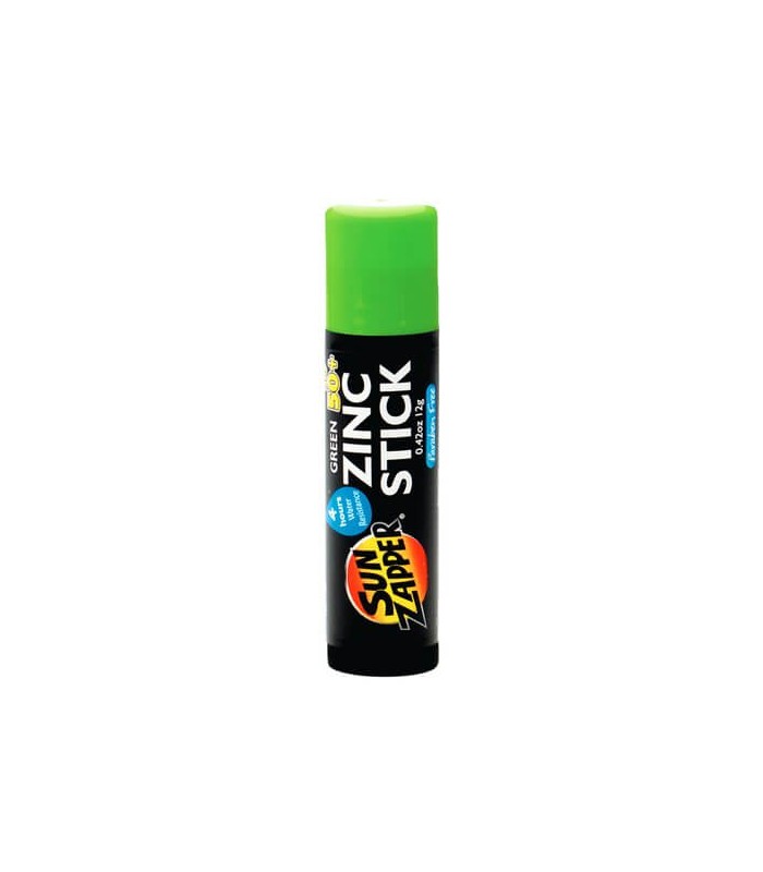 SUN ZAPPER Stick de Zinco 50+ SPF - Verde