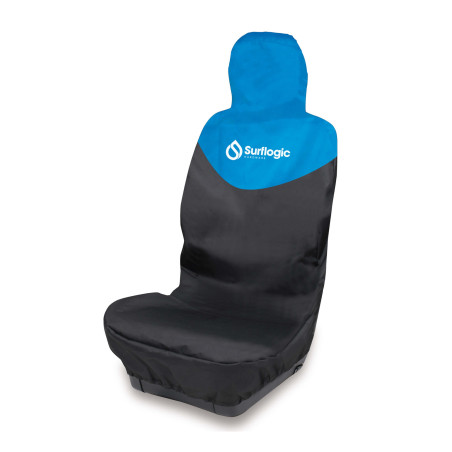 Coprisedile auto nero/ciano Surflogic