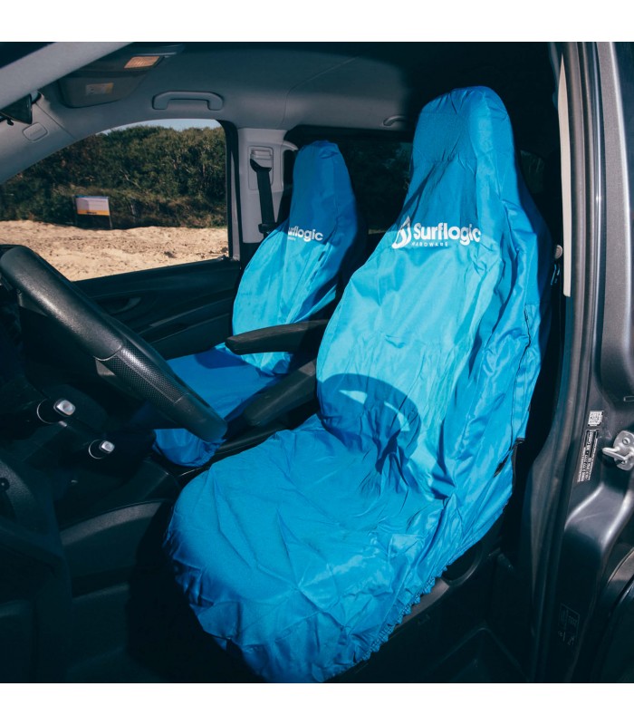 Car Seat Cover Cyan Surflogic