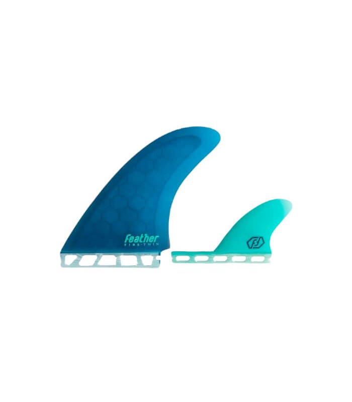 Feather Fins A. I. Twin Fin 2+1 rubinetto singolo blu