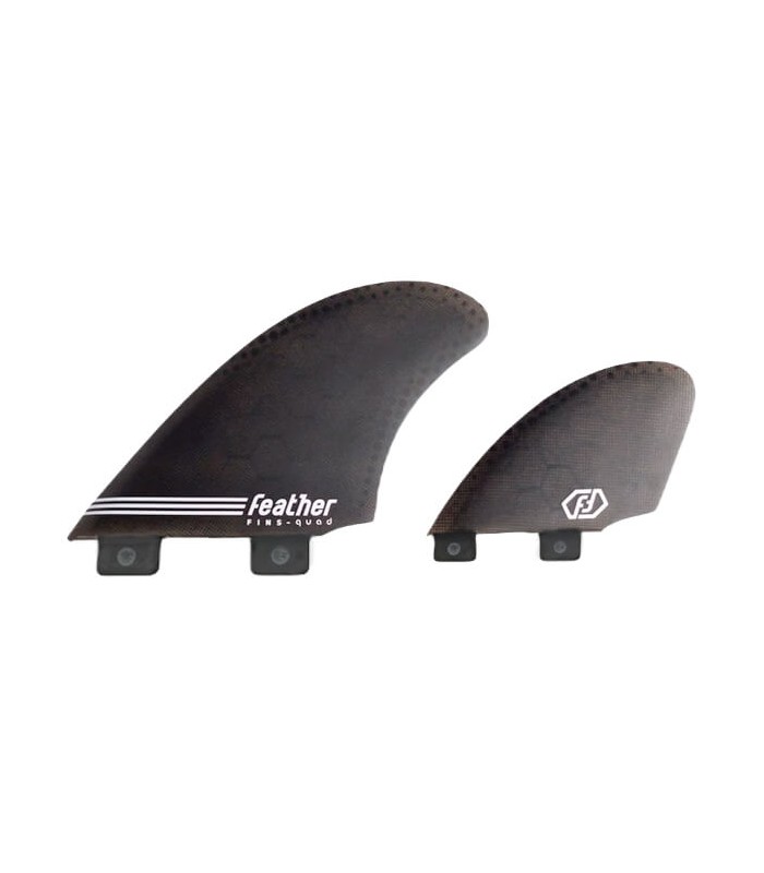 Feather Fins Semi Keel Quad FCS 1(DUAL TAB)