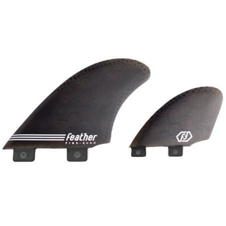 Feather Fins Semi Keel Quad FCS 1(DUAL TAB)