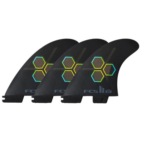 Pinne FCS II CI PC Tri Fins Nero