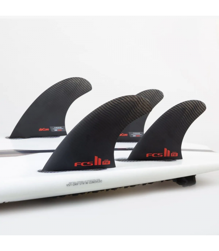 FCS II FW FW PC Barbatanas Tri-Quad pretas