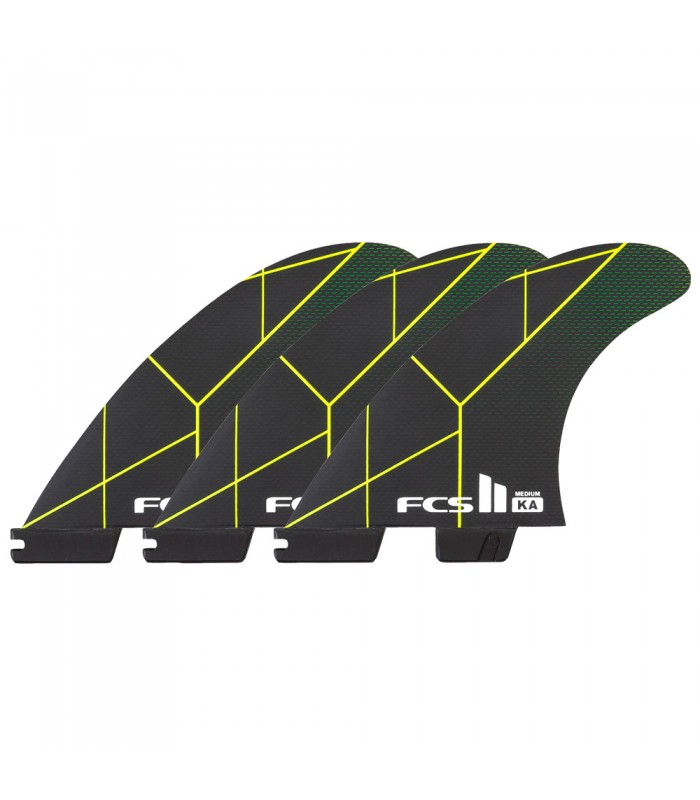 FCS II KA PC Grom Preto/Acid Tri Retail Fins