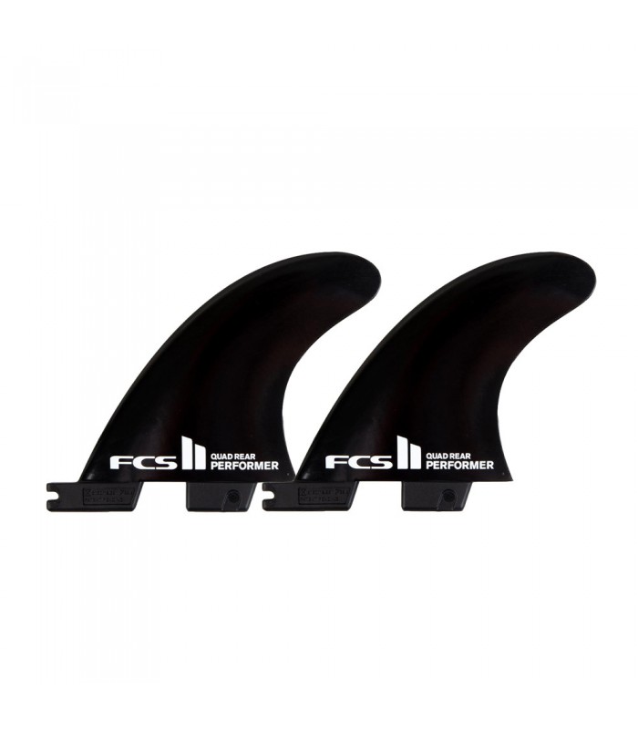 FCS II Performer Preto Quad Rear Retail Fins