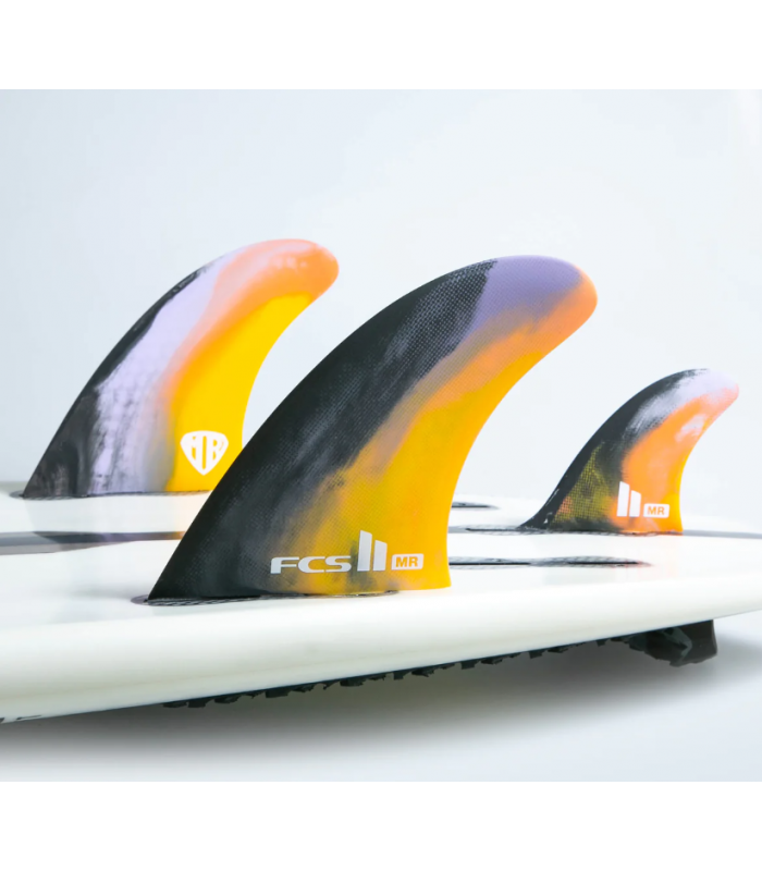 FCS II MR MR PC XL Nero/Colore Swirl Tri Retail Pinne