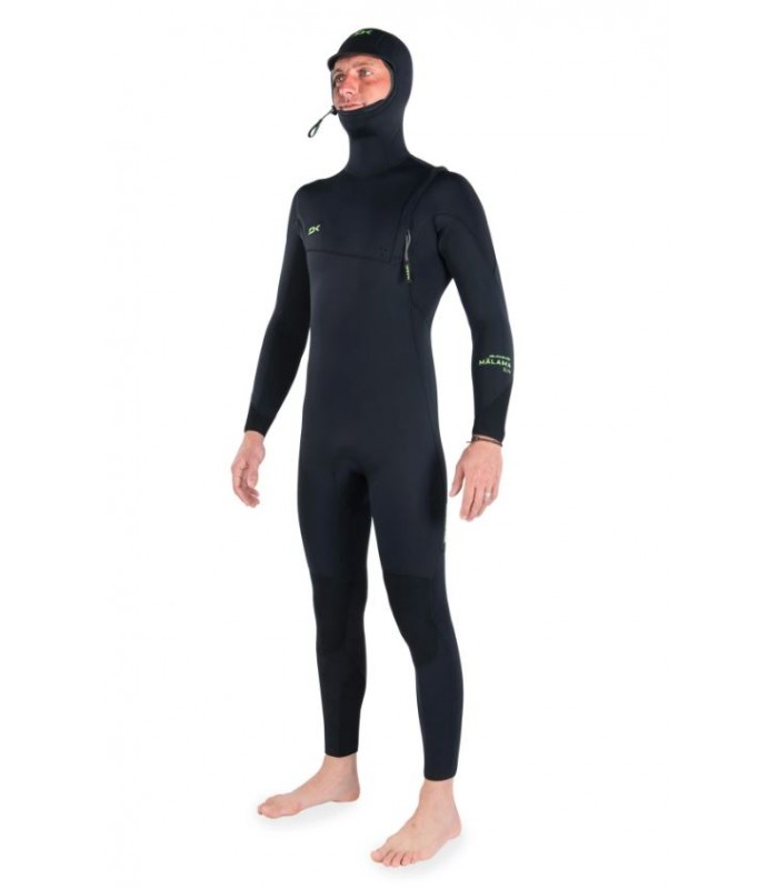 MUTA DAKINE UOMO MALAMA ZIP FREE CON CAPPUCCIO 4/3 MM