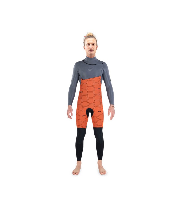 FATO DE MERGULHO QUANTUM COM FECHO DE CORRER NO PEITO PARA HOMEM DAKINE 5/4/3