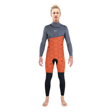 FATO DE MERGULHO QUANTUM COM FECHO DE CORRER NO PEITO PARA HOMEM DAKINE 5/4/3