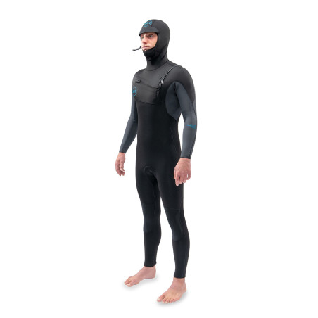 MUTA DAKINE QUANTUM DA UOMO CON ZIP SUL PETTO E CAPPUCCIO 5/4/3MM