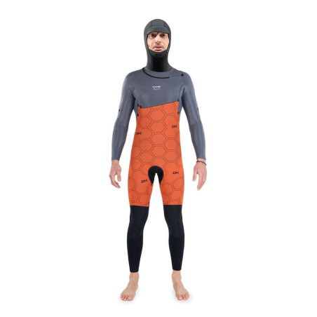 DAKINE MEN'S QUANTUM CHEST ZIP HOODED WETSUIT 5/4/3MM