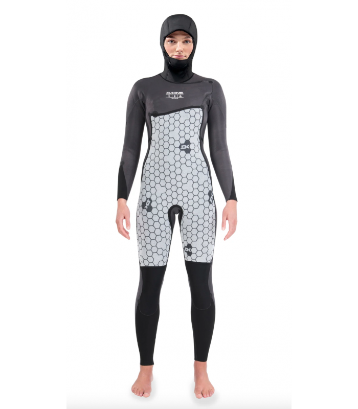 MUTA DAKINE DONNA MISSION CHEST ZIP HOODED 5/4/3MM