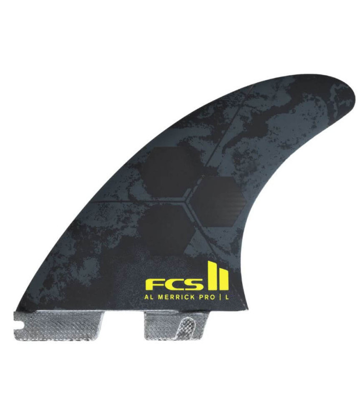 FCS II Al Merrick PG Black/Acid Trifins