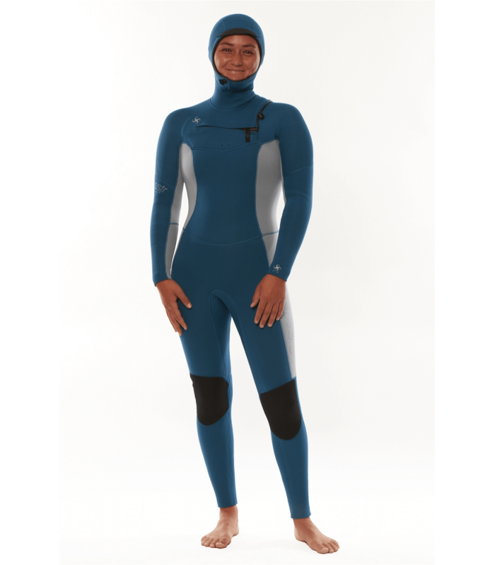 Sisstrevolution MY SEAS 5/4 HOODED CHEST ZIP-LGA Neoprenanzug