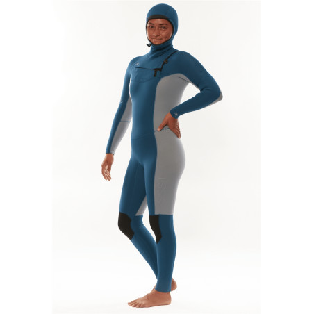 Sisstrevolution MY SEAS 5/4 HOODED CHEST ZIP-LGA Fato de mergulho