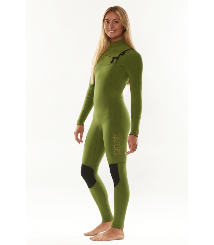 Sisstrevolution 7 SEAS 5/4 CHEST ZIP FULL-GRN Neoprenanzug