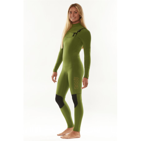Muta Sisstrevolution 7 SEAS 5/4 CHEST ZIP FULL-GRN