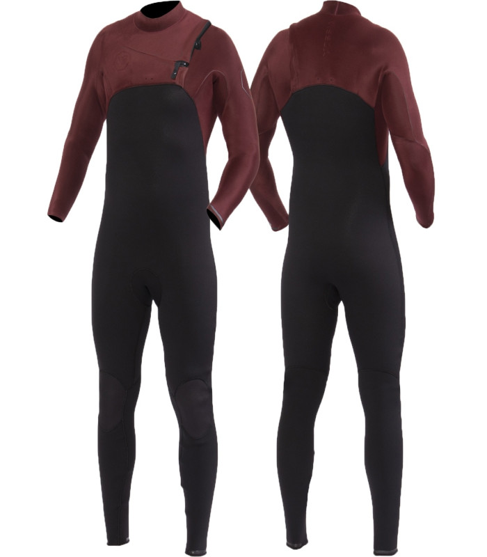 Neopreno Vissla HIGH SEAS II 4-3 FULL CHEST ZIP-WNE
