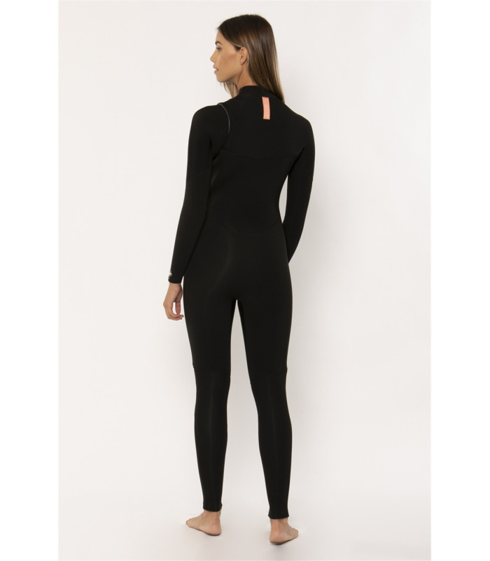 Sisstrevolution 7 SEAS 4/3 CHEST ZIP FULL-BLK fato de mergulho para mulher