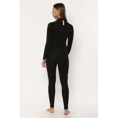 Sisstrevolution 7 SEAS 4/3 CHEST ZIP FULL-BLK fato de mergulho para mulher