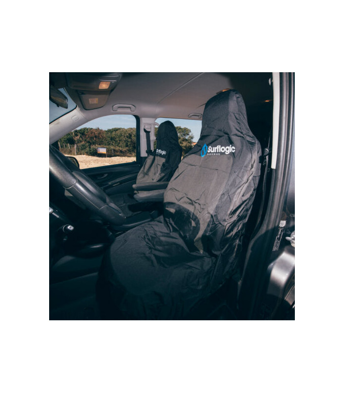 Capa para assento de automóvel preta Surflogic