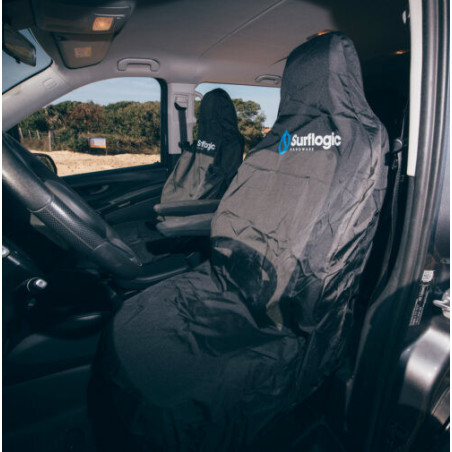Capa para assento de automóvel preta Surflogic