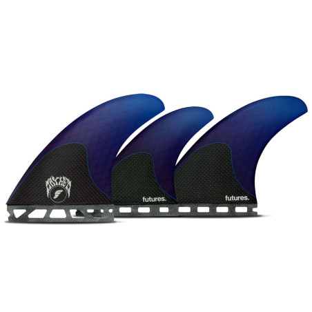 Futures Fins MAYHEM 3.0 MEDIUM 5 FINS Blue Honeycomb
