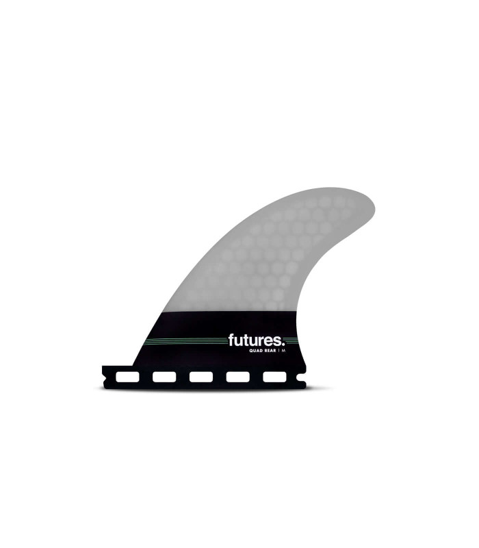 Futures Fins NEUTRAL Quad Rear Fins Medium (80/20 FOIL) Grey Honeycomb